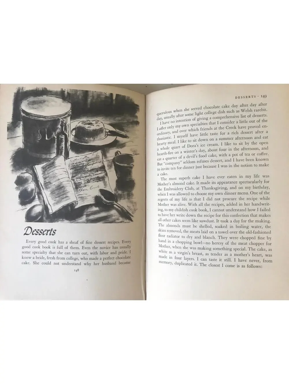 Cross Creek Cookery Cookbook, Marjorie Kinnan Rawlings, 1942 First Edition